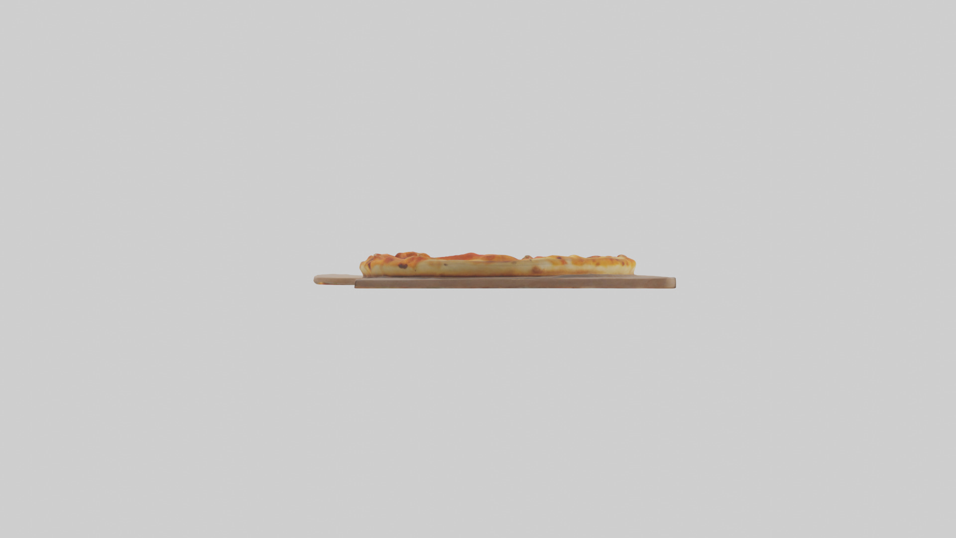 Buffalo chicken pizza model Low-poly 3D model_2