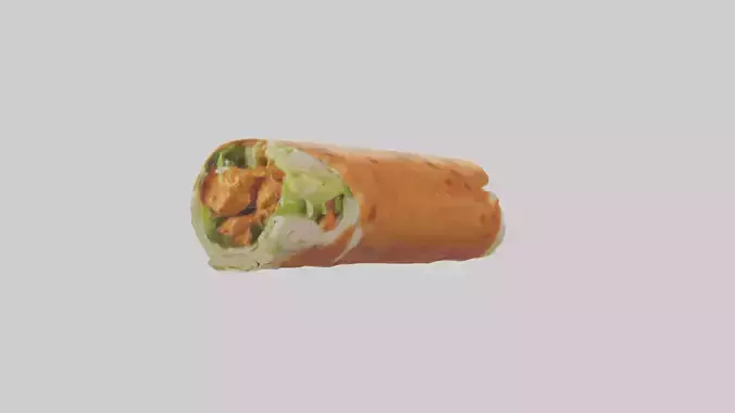 Buffalo chicken wrap model