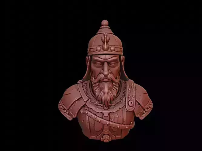 Timur Bust 3D print model