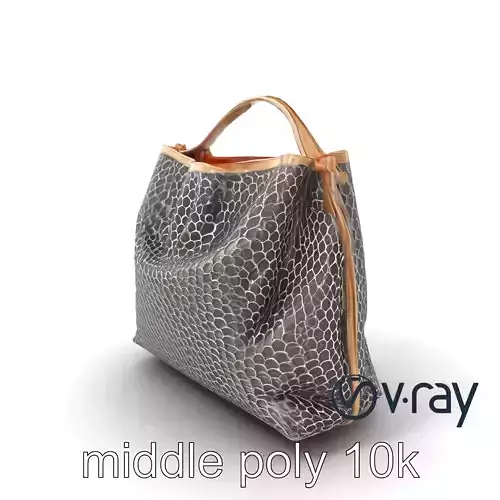High-Fashion Metal Mesh Bag 3D model pack