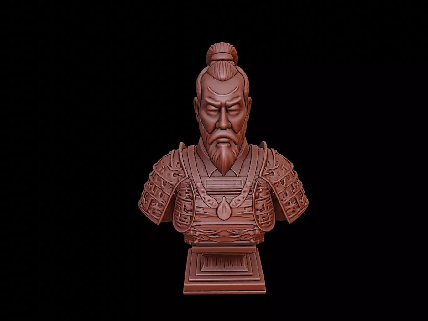 Toyotomi Hideyoshi Bust 3D print model_0