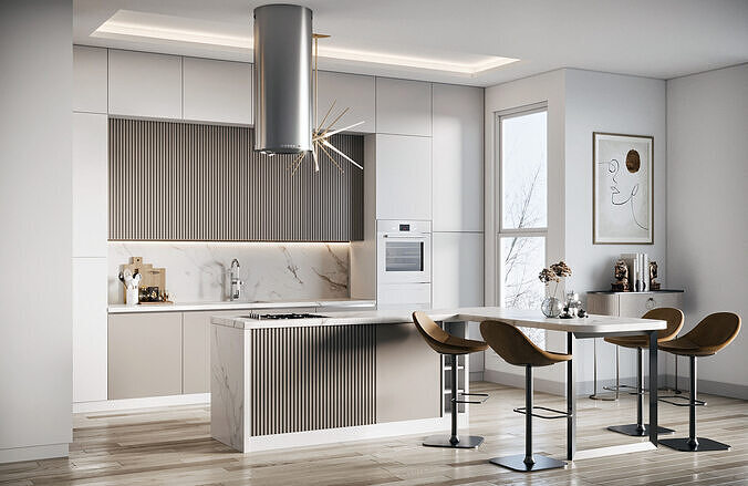 Kitchen 05 3D model 3