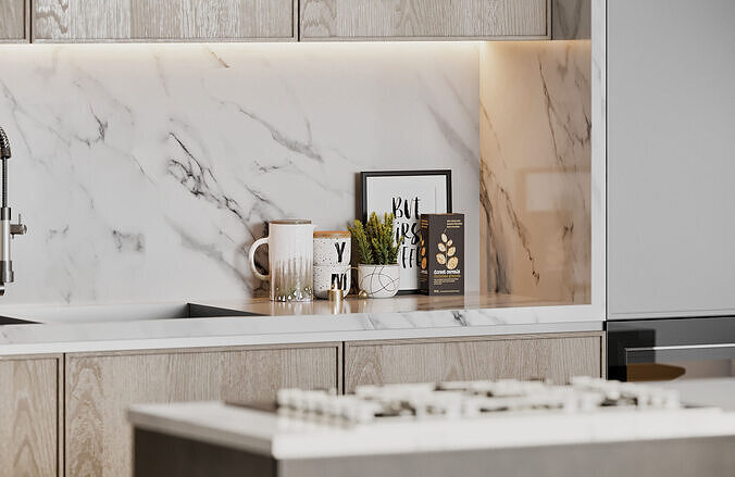 Kitchen 04 3D model 7
