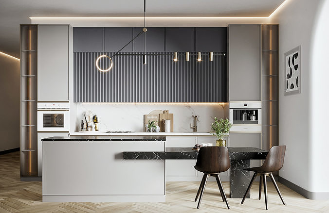 Kitchen 02 3D model