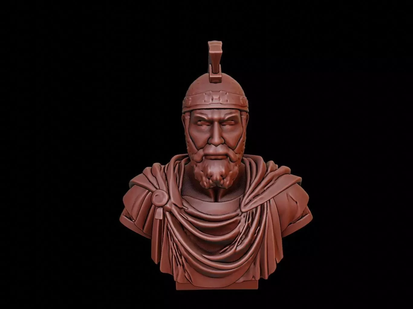 Vercingetorix Bust 3D print model_0