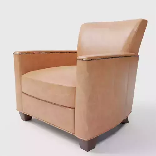 Irving Square Arm Leather Chair