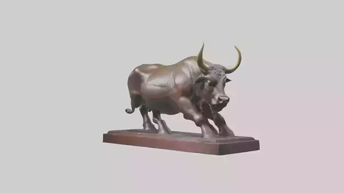 Bull statue model