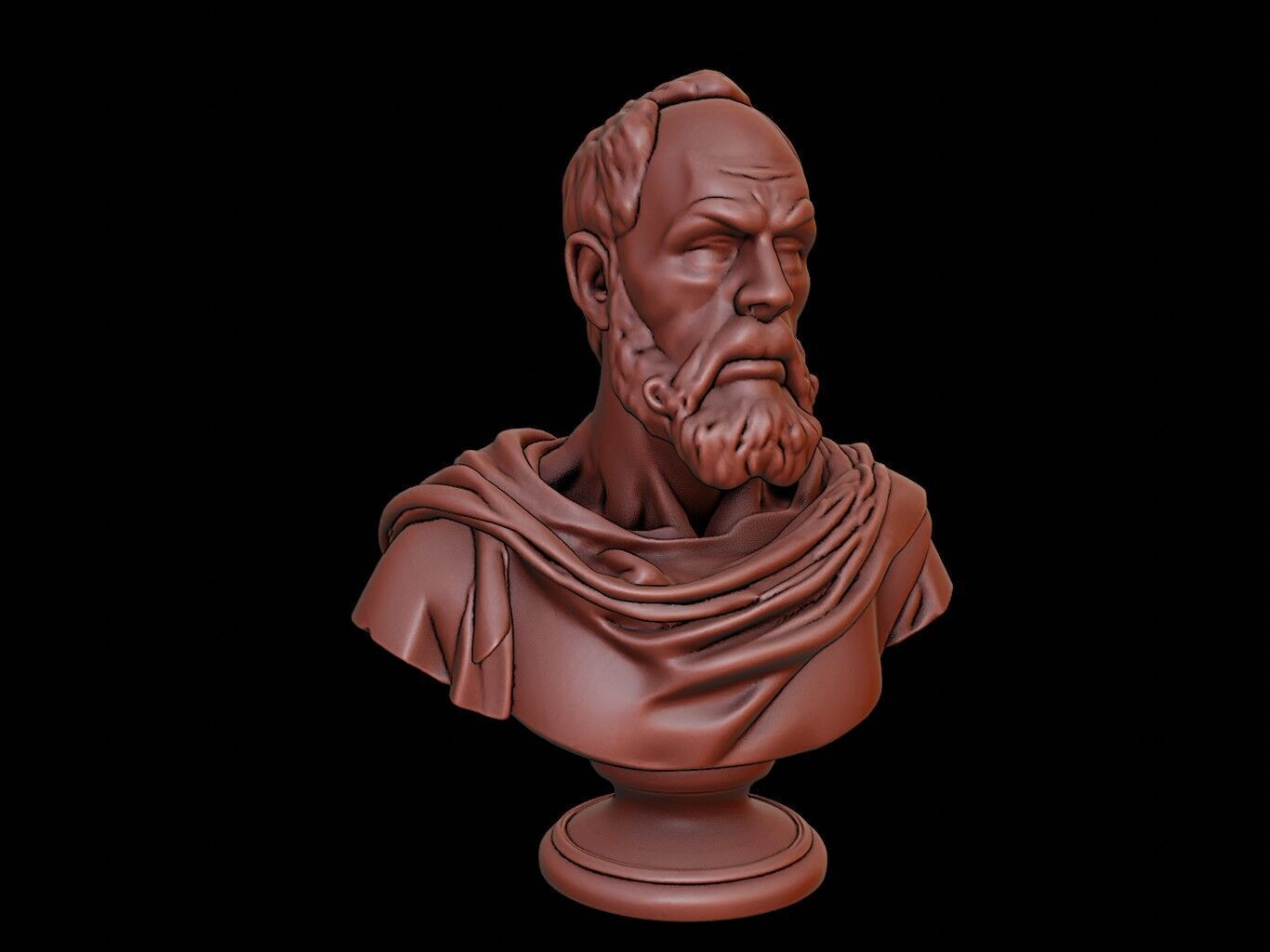 William the Silent Bust 3D print model_1