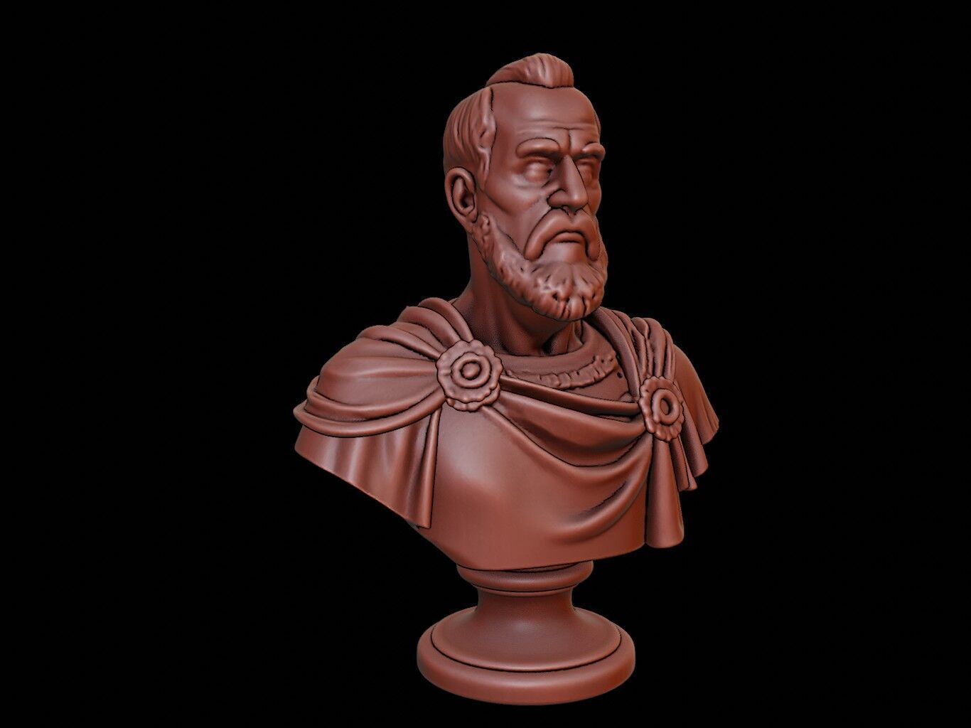 William the Silent Bust 3D print model_1