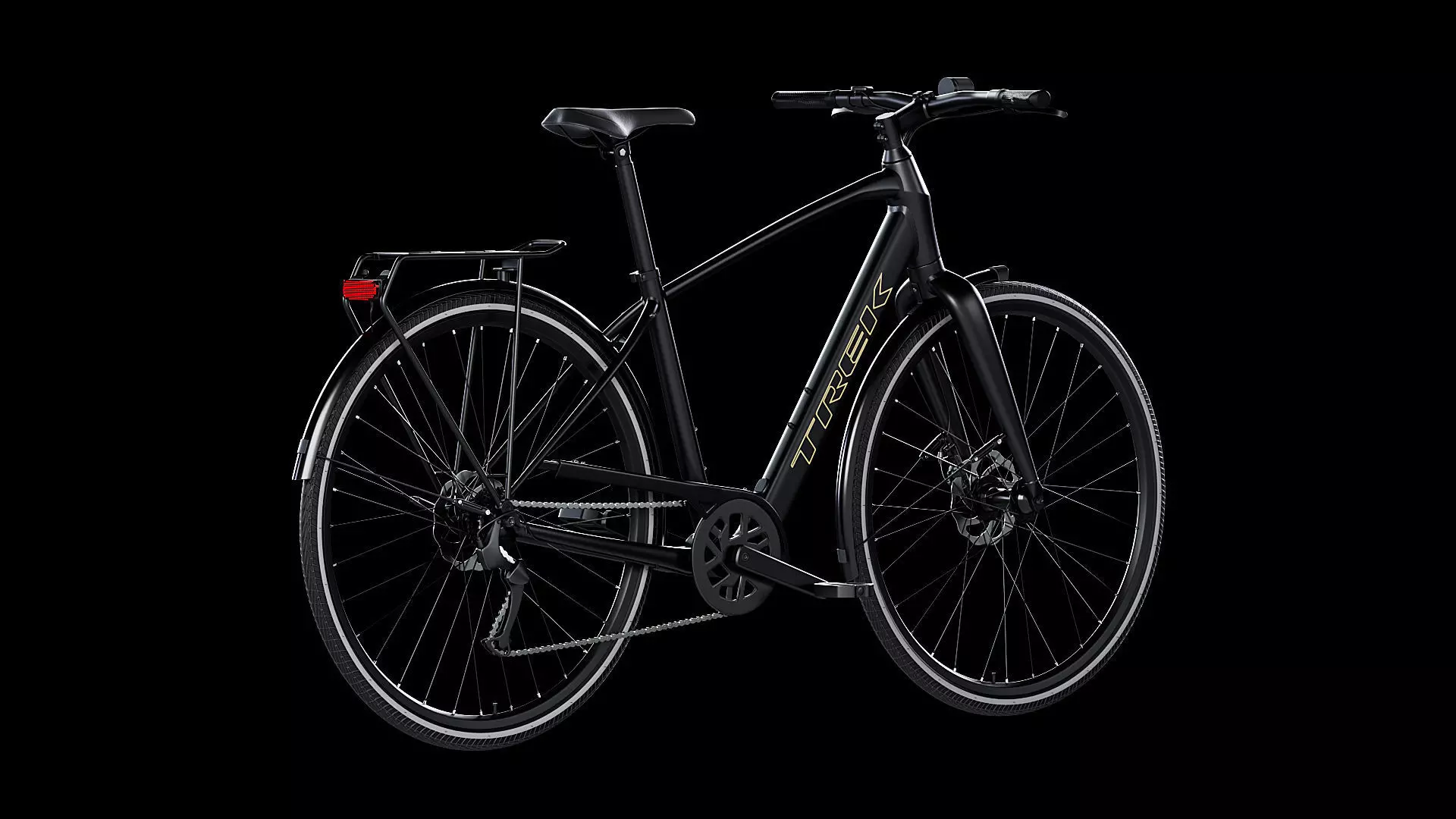 Trek FX 2 Hybrid Bicycle Low-poly 3D model_3