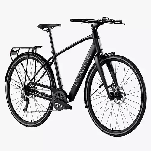 Trek FX 2 Hybrid Bicycle Low-poly 3D model