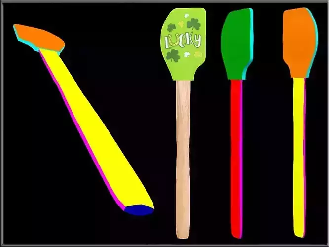 St patrick day Silicone Spatula