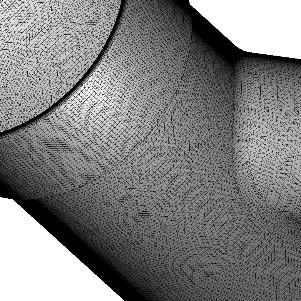 PVC Plumbing Reducing Y Fitting 3D print model_6