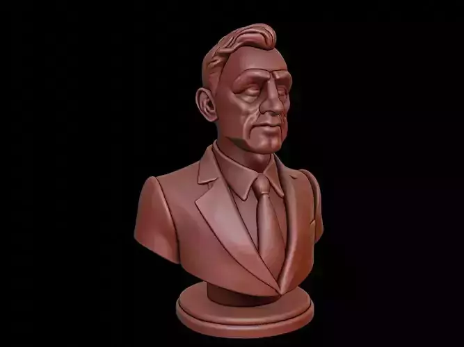 Accountant Bust 3D print model