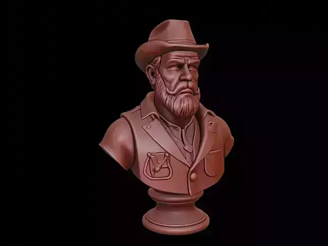 Archaeologist Bust