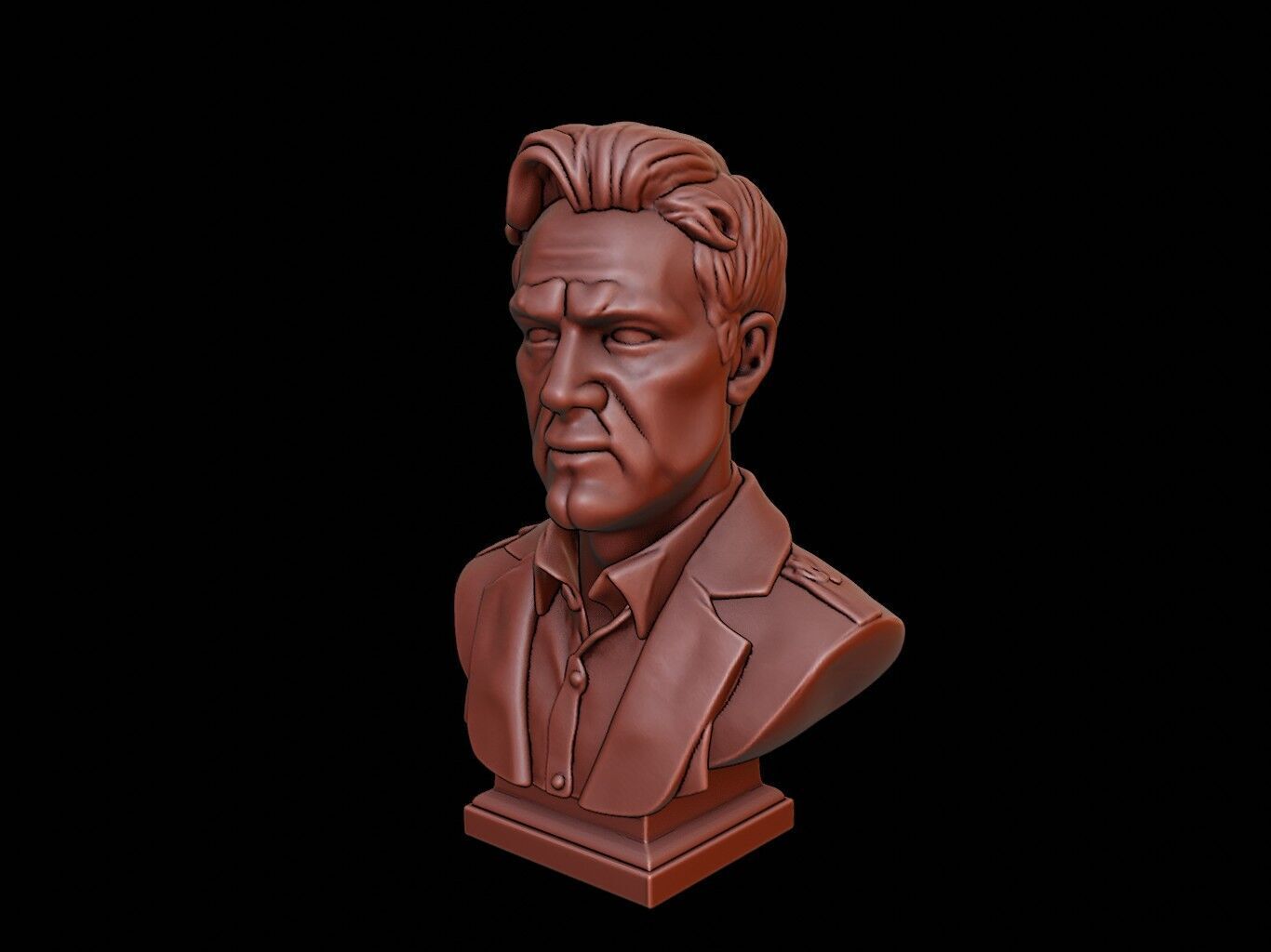 Architect Bust 3D print model_2