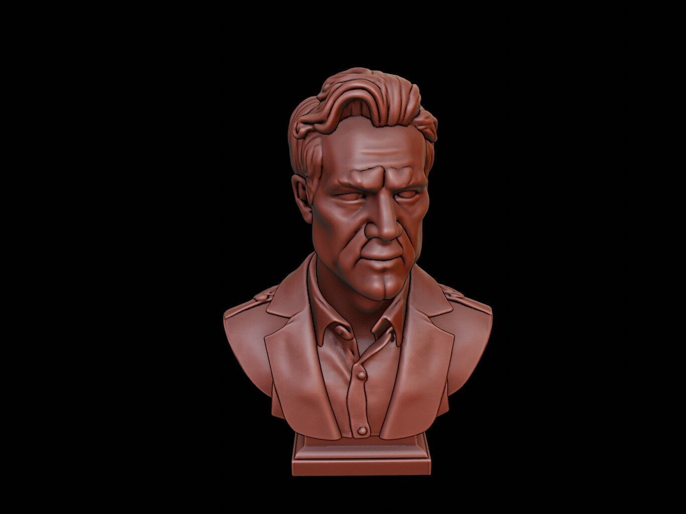 Architect Bust 3D print model_1