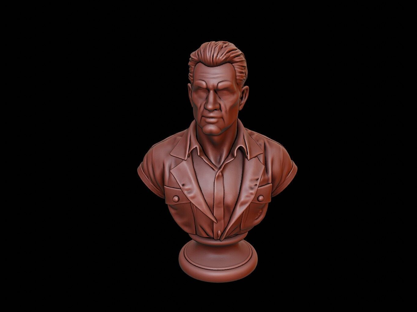 Architect Bust 3D print model_1