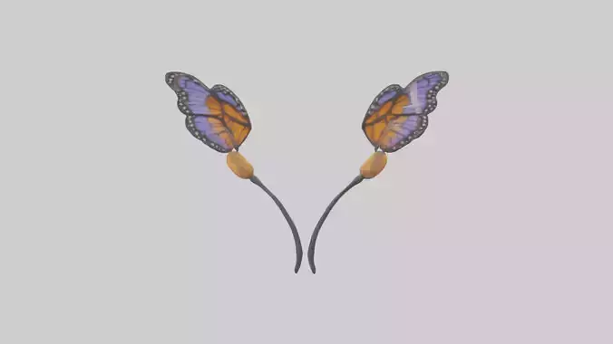Butterfly Antennae Model