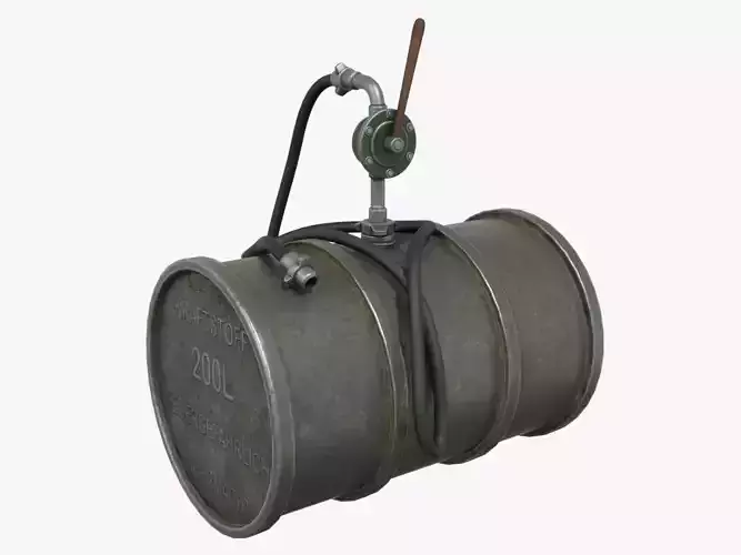 Oil Drum Fuel Stowed