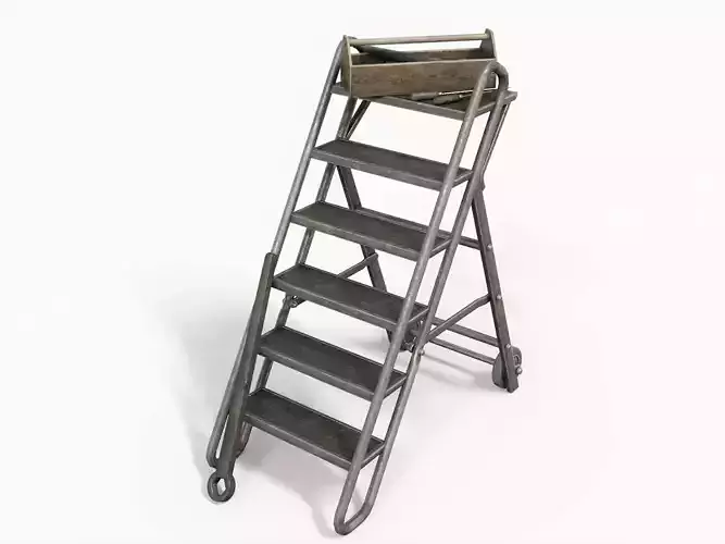 Step Stool With Tools