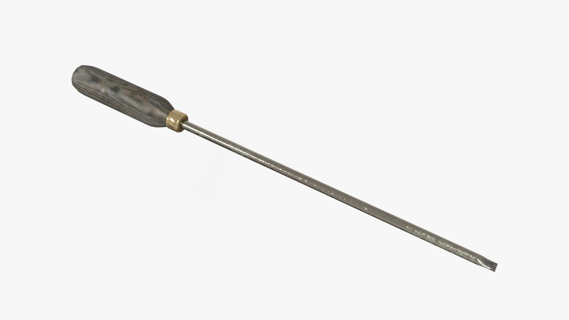 Step Stool With Tools Low-poly 3D model_6