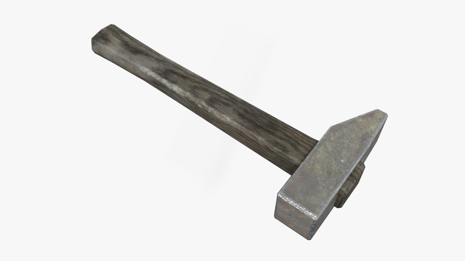 Step Stool With Tools Low-poly 3D model_7