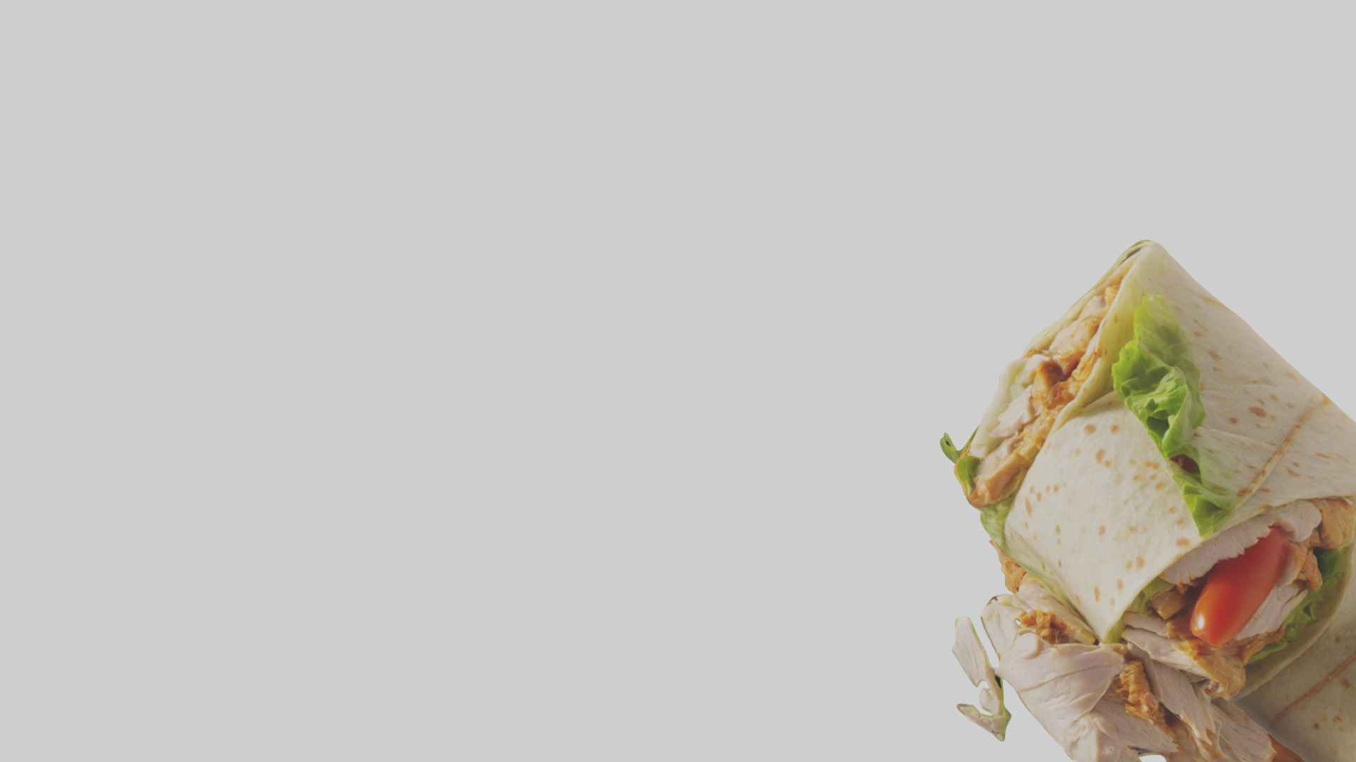 Caesar wrap with chicken model Low-poly 3D model_21