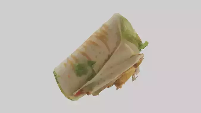 Caesar wrap with chicken model