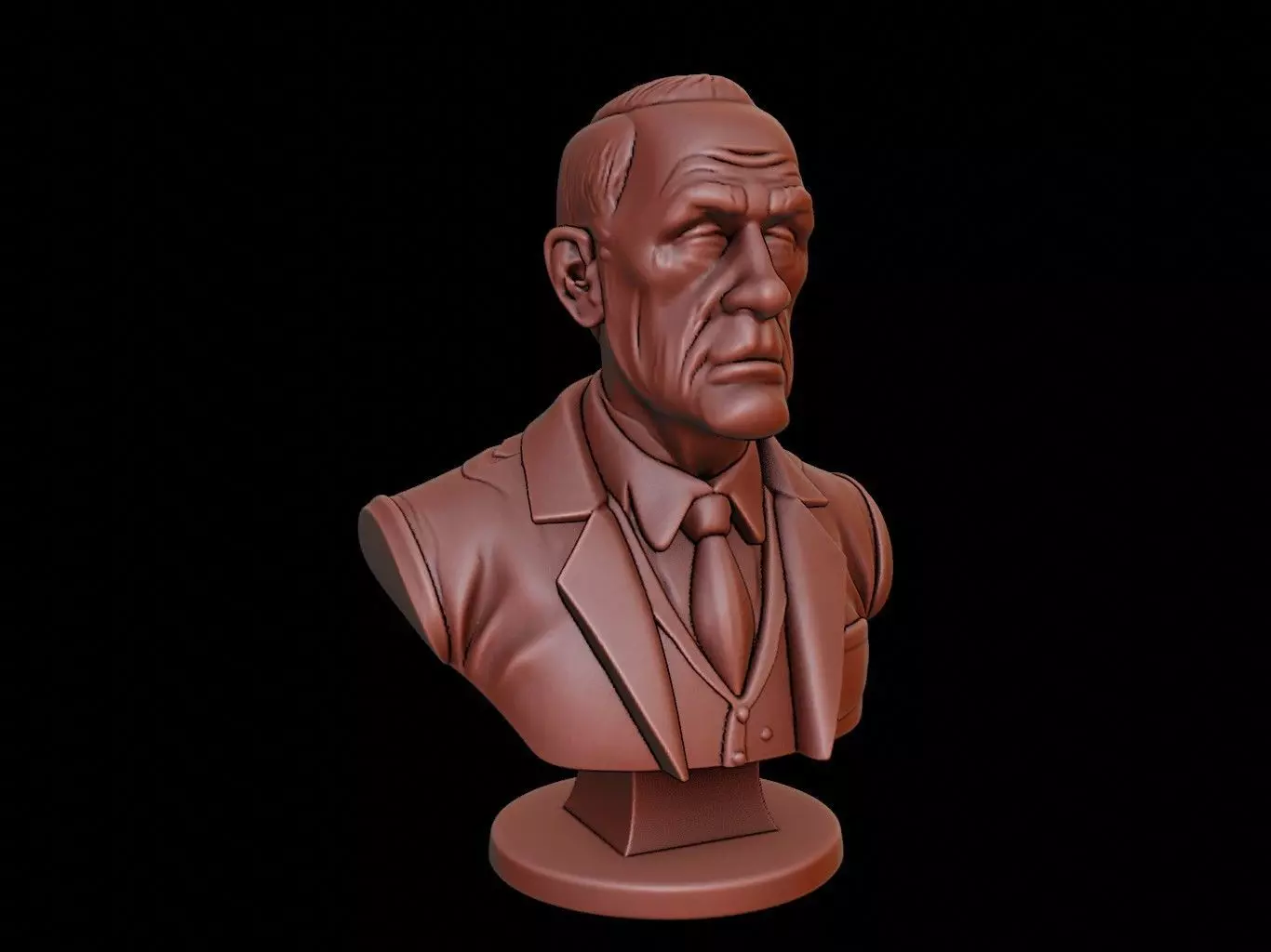 Doctor Bust 3D print model_0
