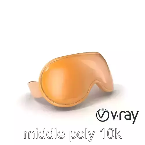 Deluxe Eye Mask Suede Comfort model pack