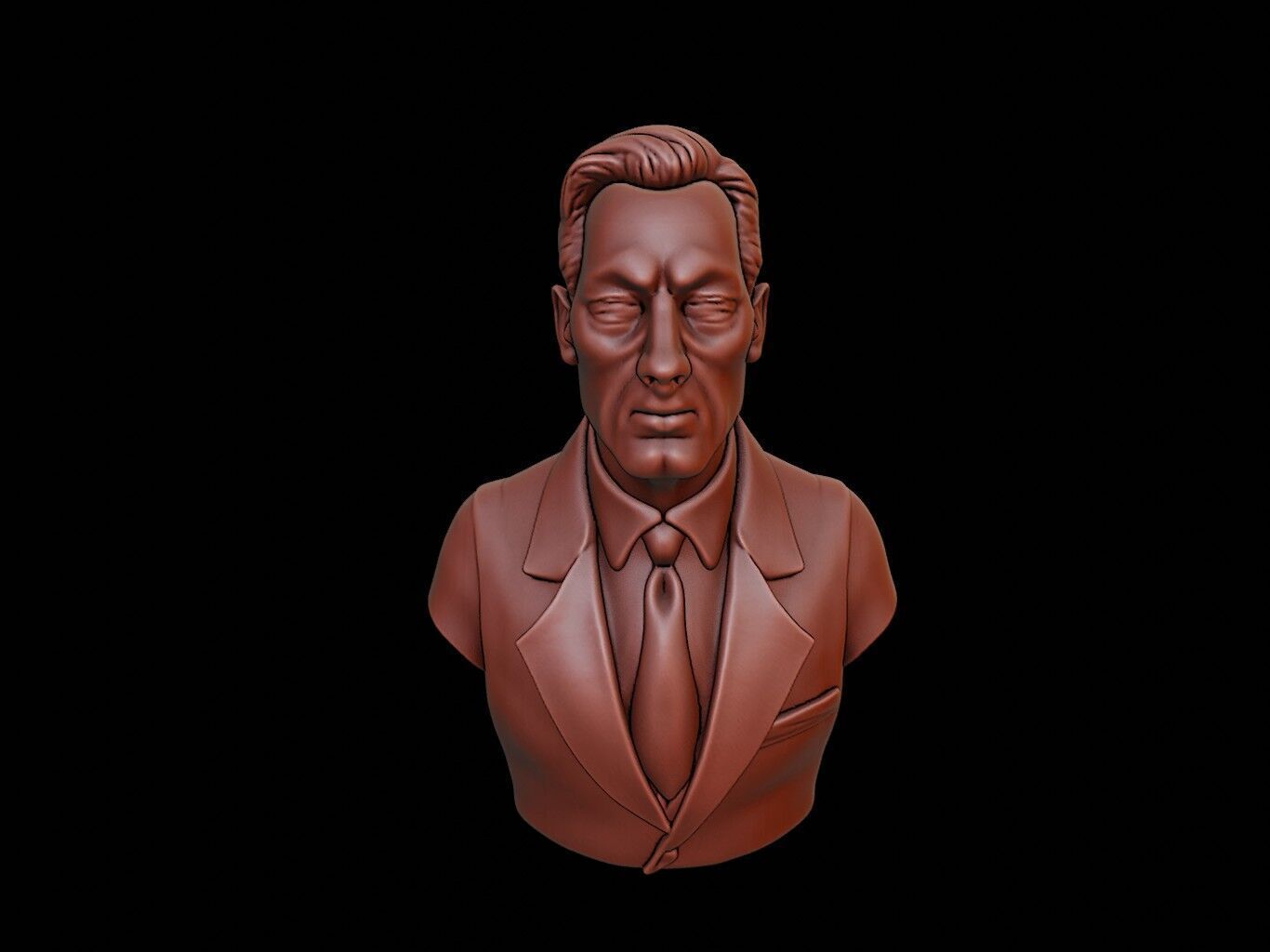 Doctor Bust 3D print model_1