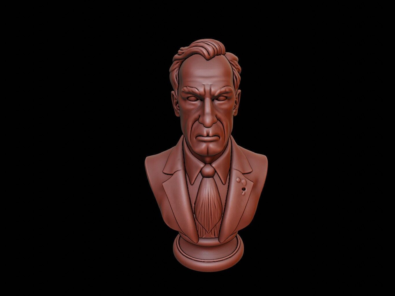 Economist Bust 3D print model_1