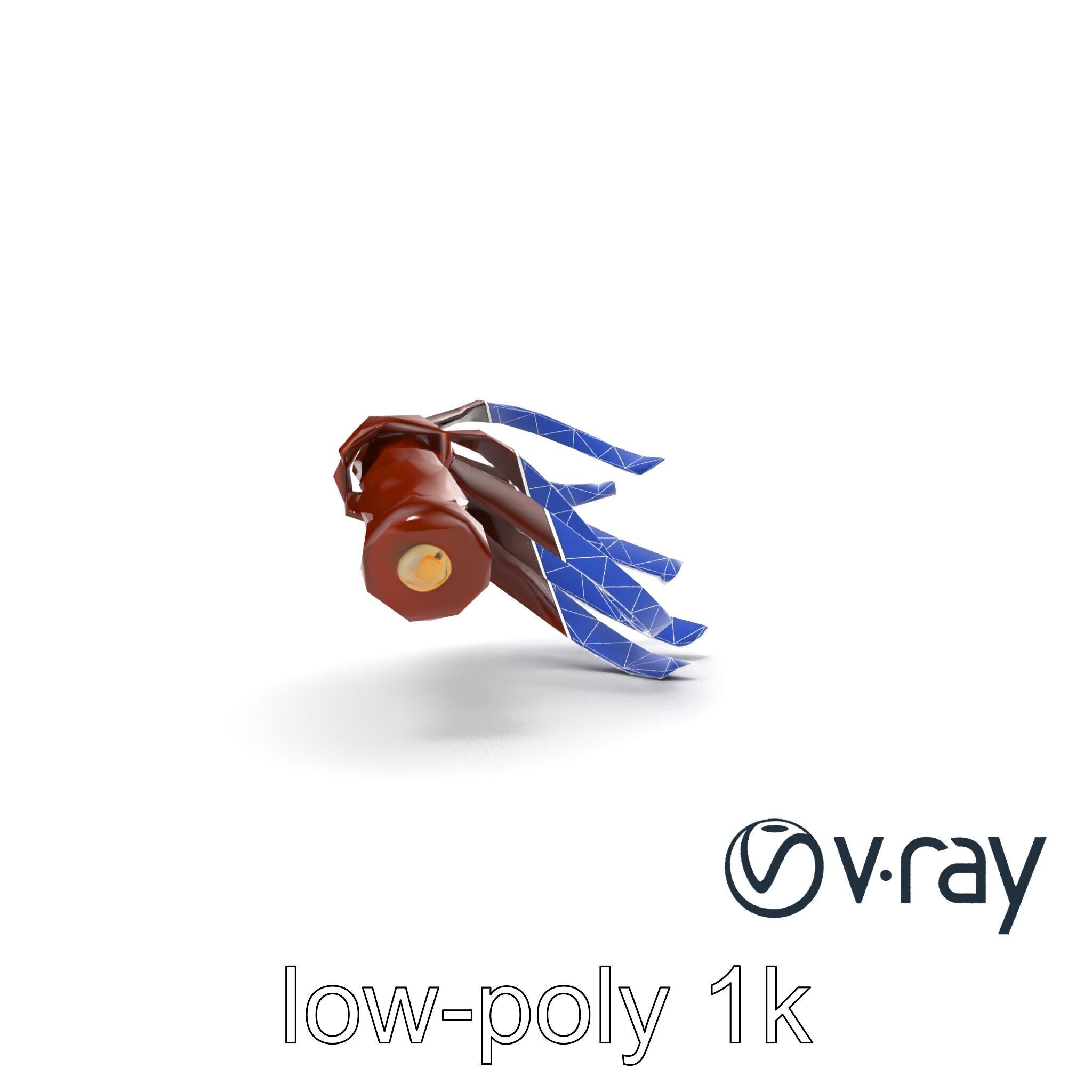 Luxurious Leather Whip Model Pack with Engraved Patterns Low-poly 3D model_14