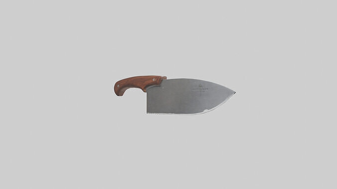 Cake Knife model Low-poly 3D model 3