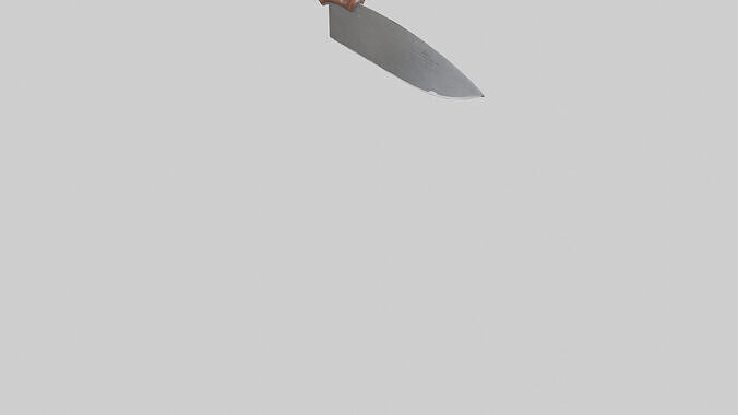 Cake Knife model Low-poly 3D model 5