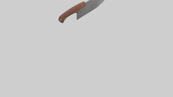 Cake Knife model Low-poly 3D model 4