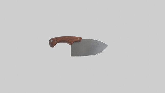 Cake Knife model Low-poly 3D model 2
