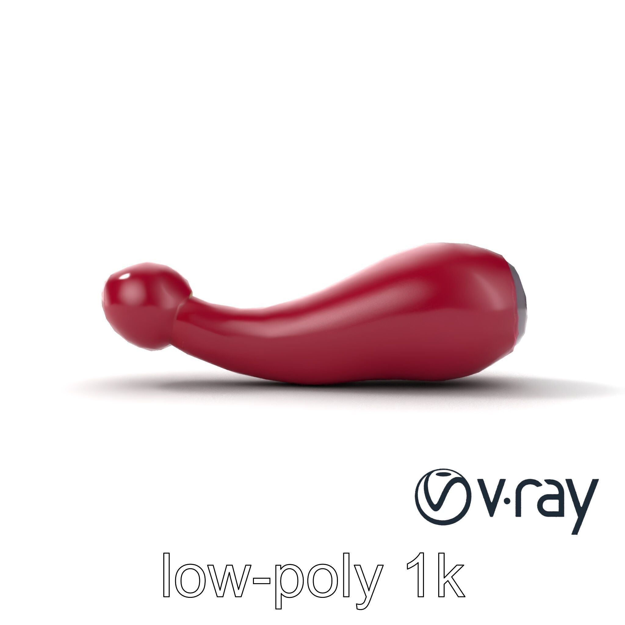 Ergonomic Vacuum Stimulator model pack Low-poly 3D model_18