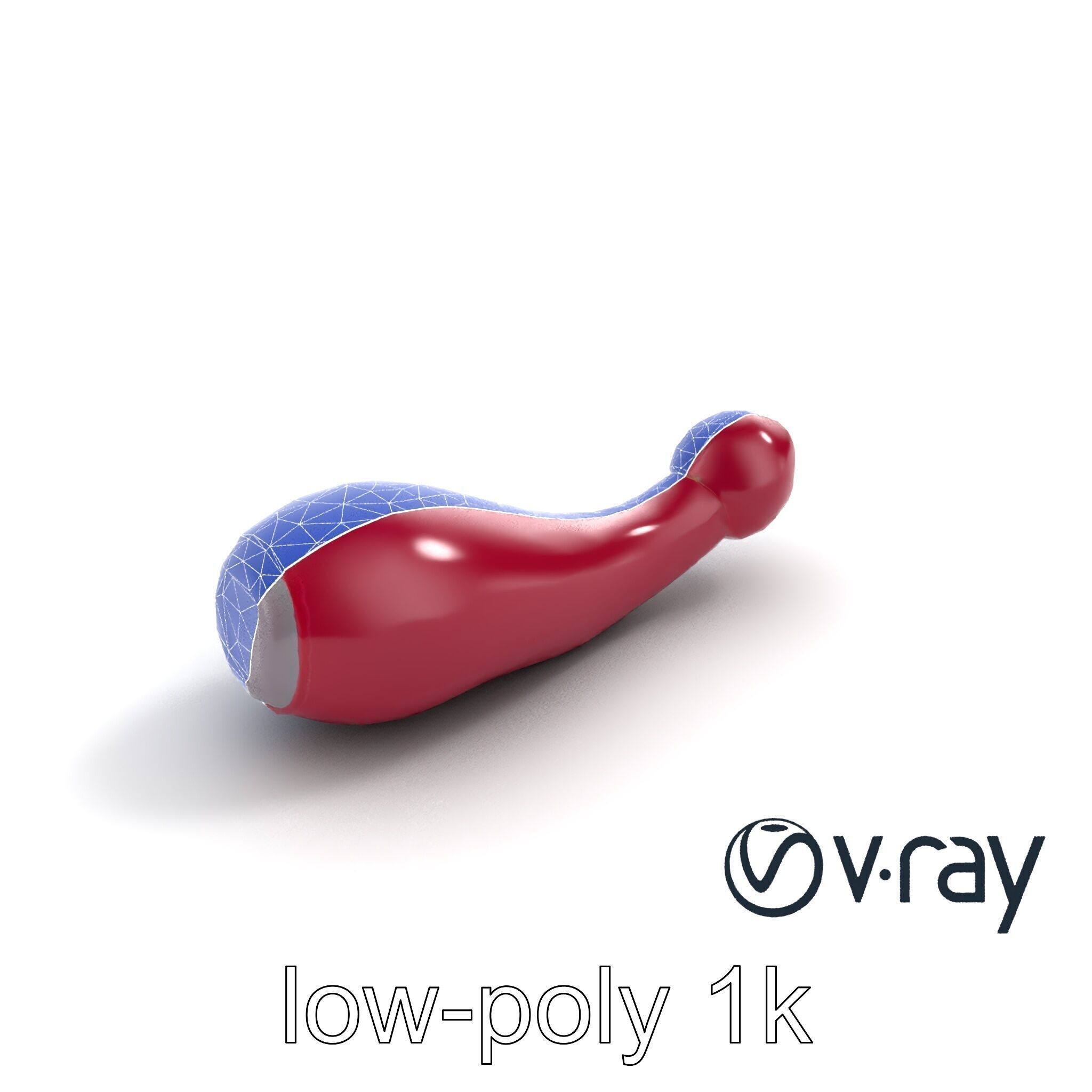 Ergonomic Vacuum Stimulator model pack Low-poly 3D model_17