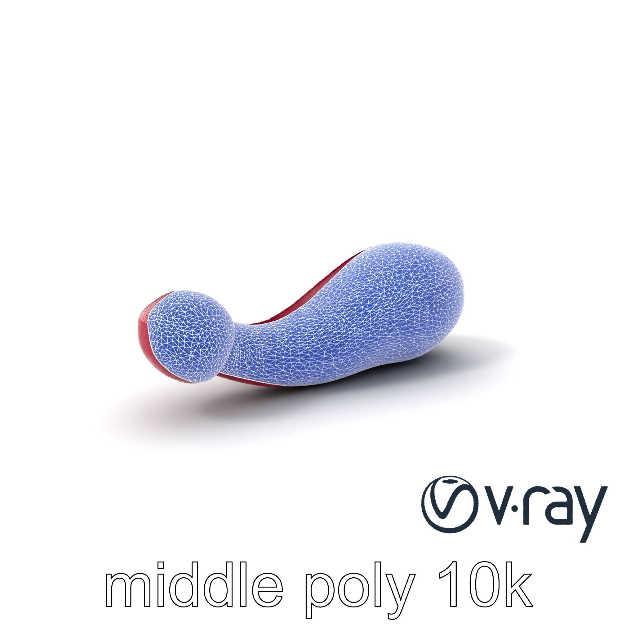 Ergonomic Vacuum Stimulator model pack Low-poly 3D model_4