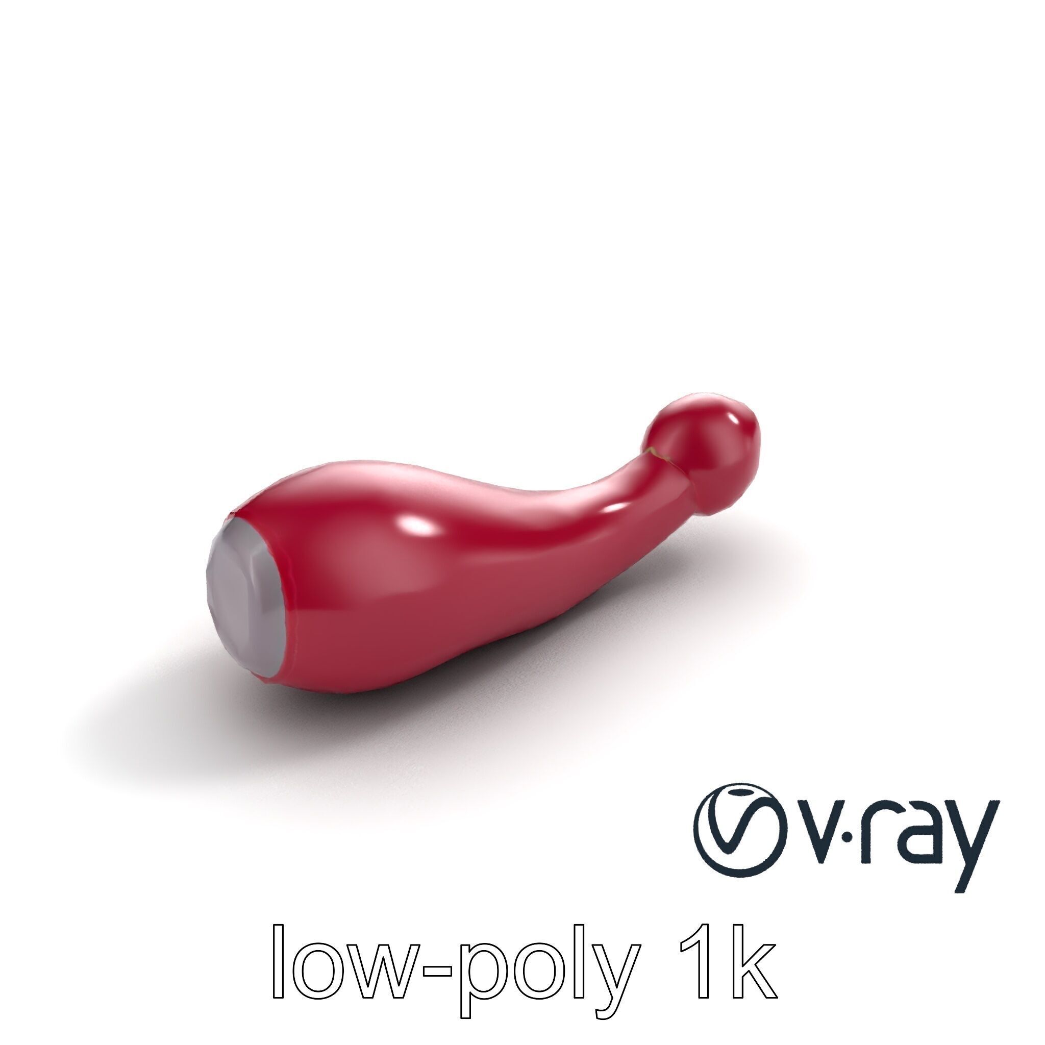 Ergonomic Vacuum Stimulator model pack Low-poly 3D model_8