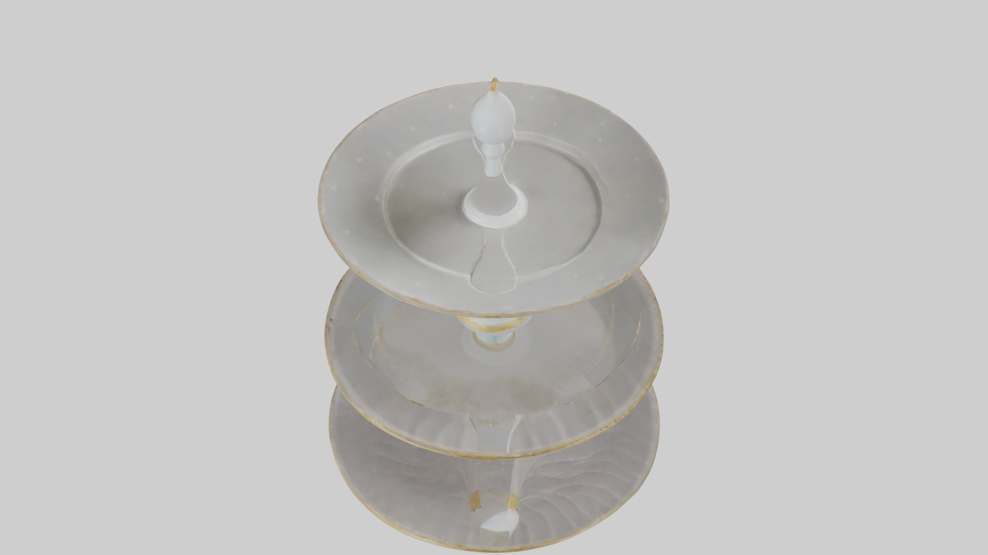 Cake Stand model Low-poly 3D model_25