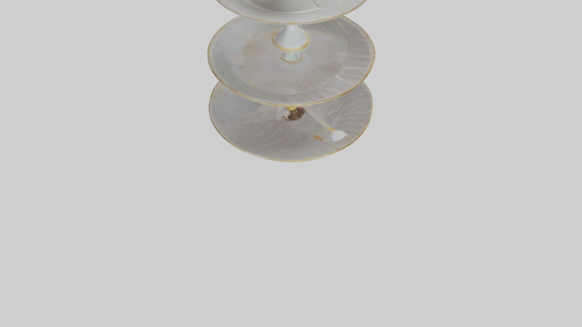 Cake Stand model Low-poly 3D model_3