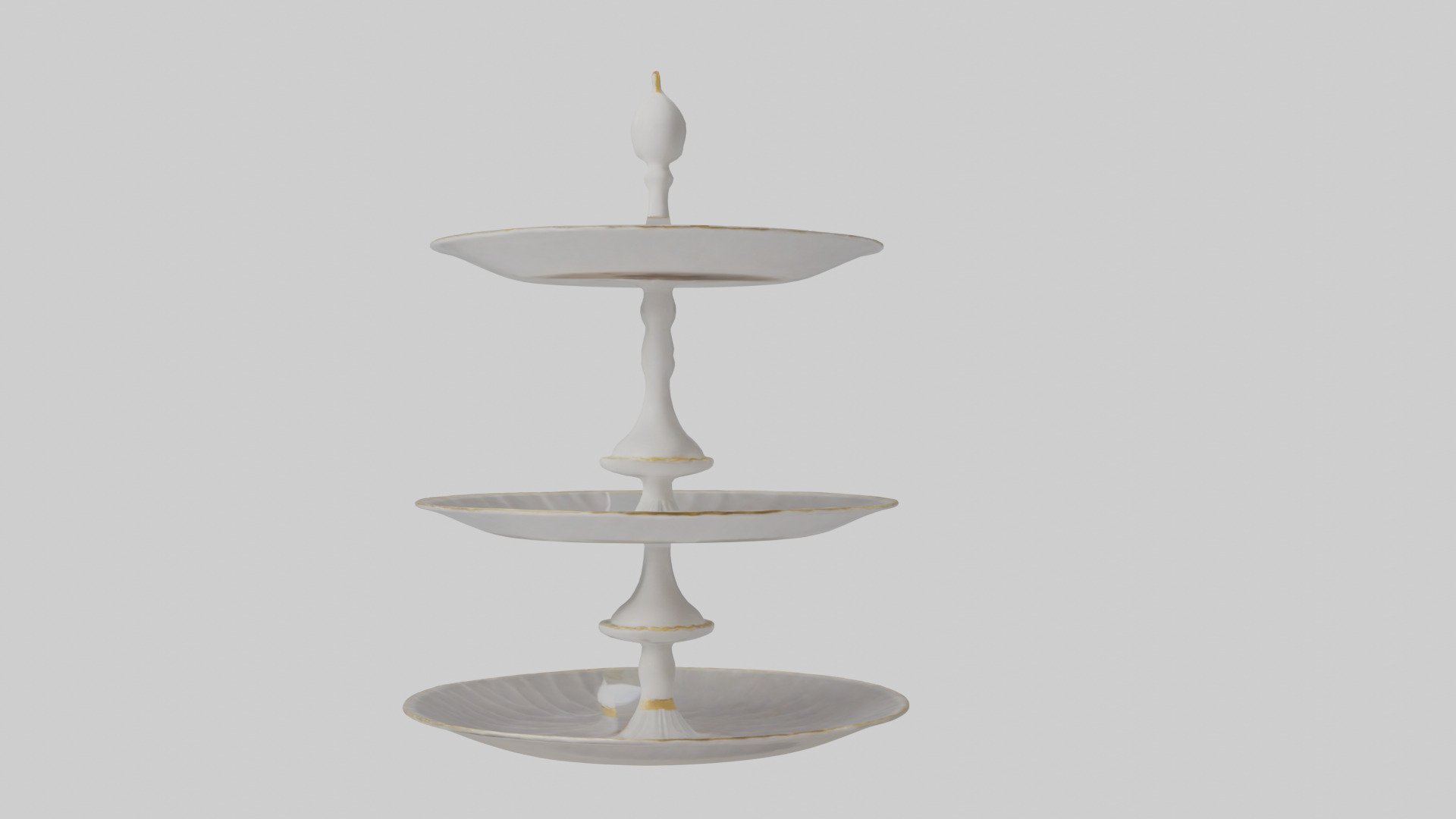 Cake Stand model Low-poly 3D model_18
