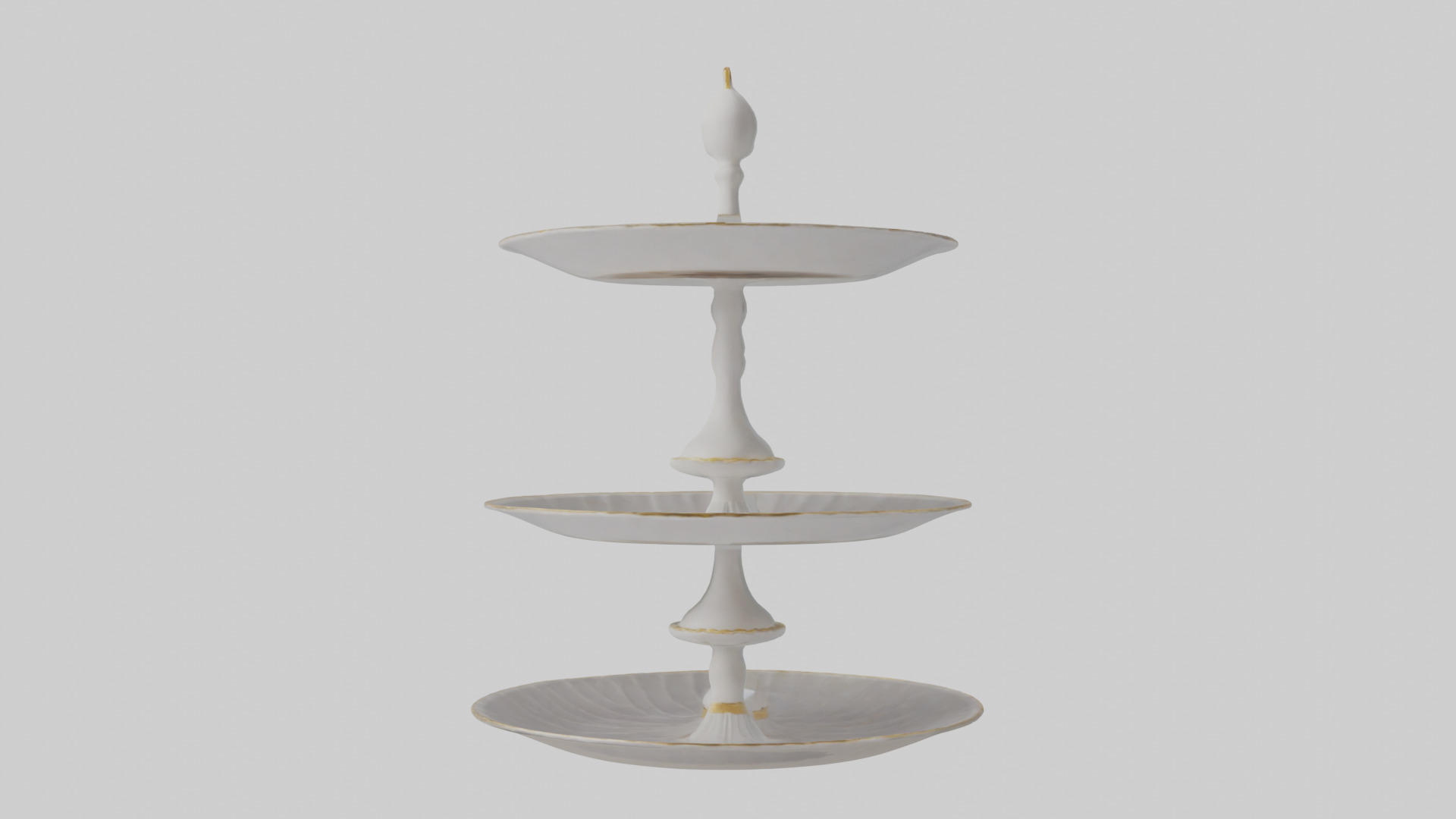 Cake Stand model Low-poly 3D model_14
