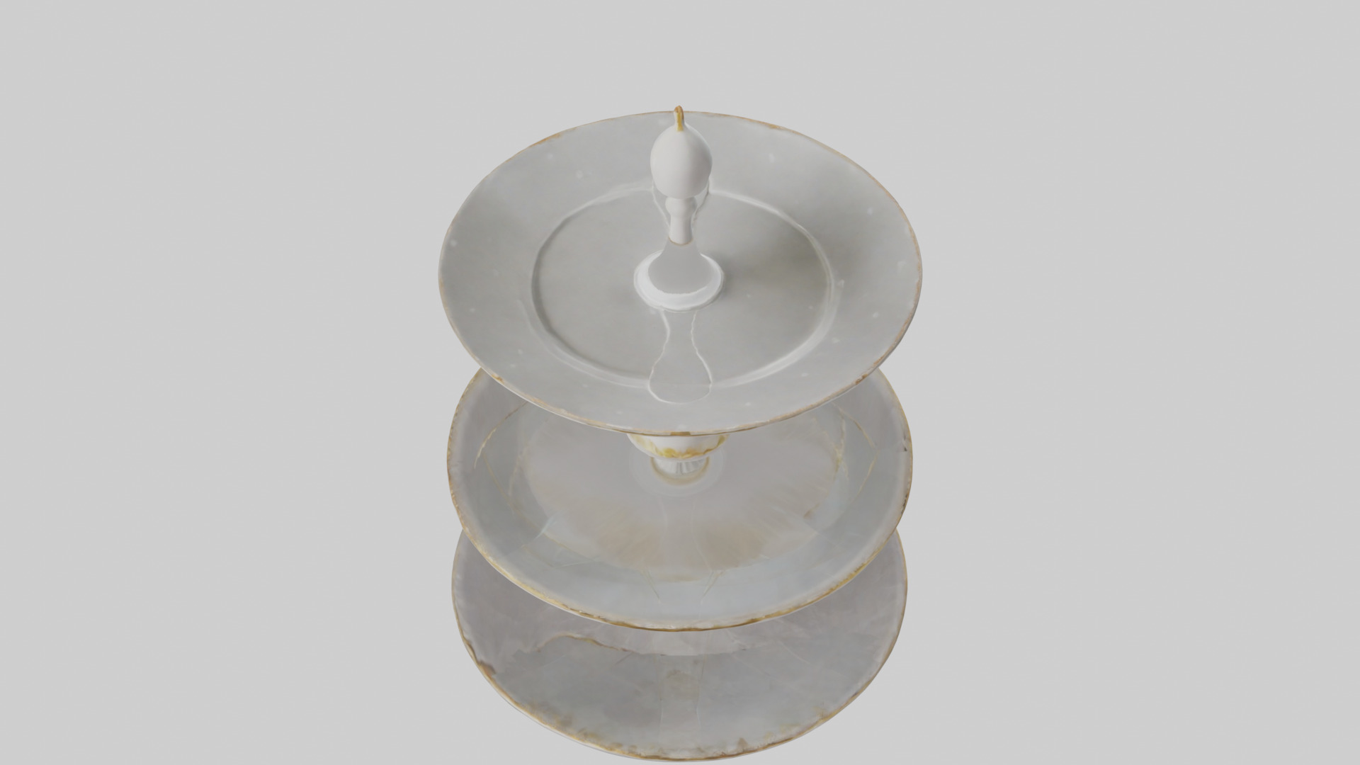 Cake Stand model Low-poly 3D model_26