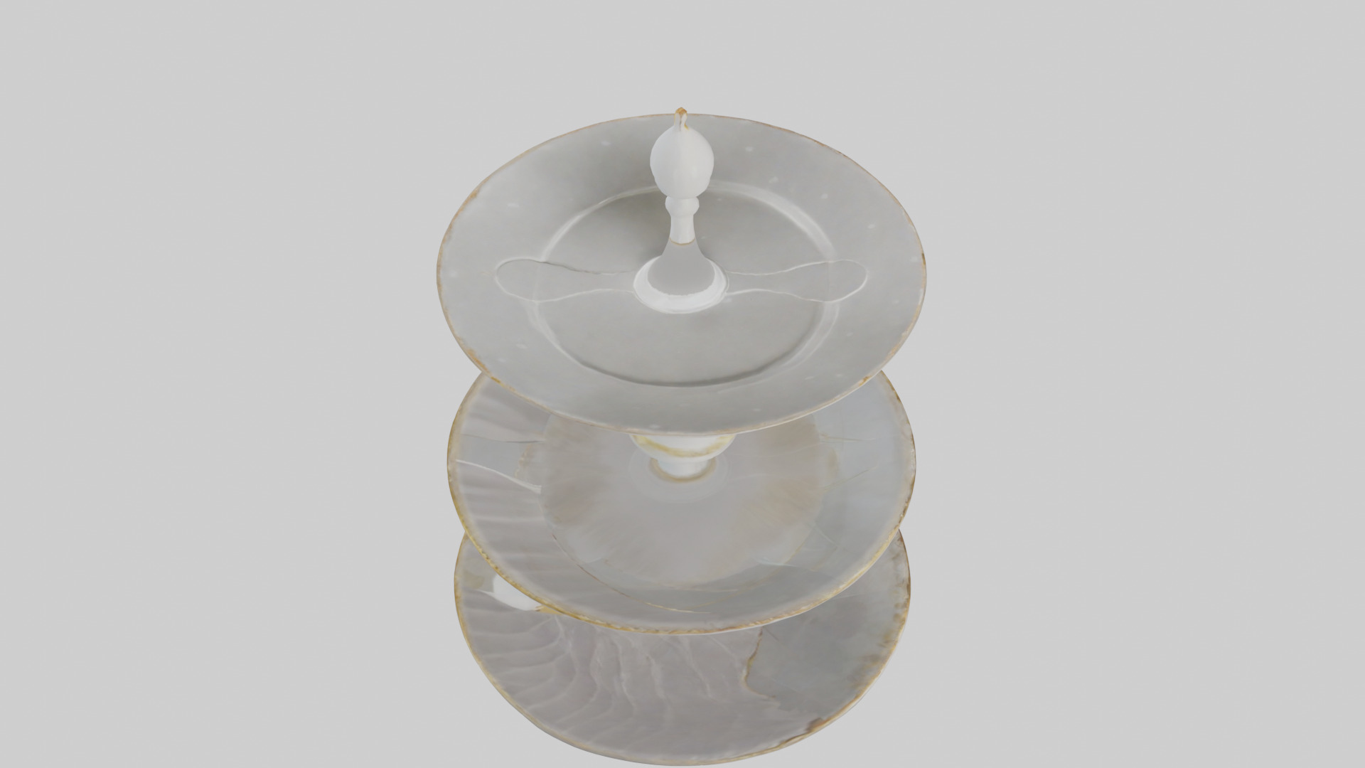 Cake Stand model Low-poly 3D model_28