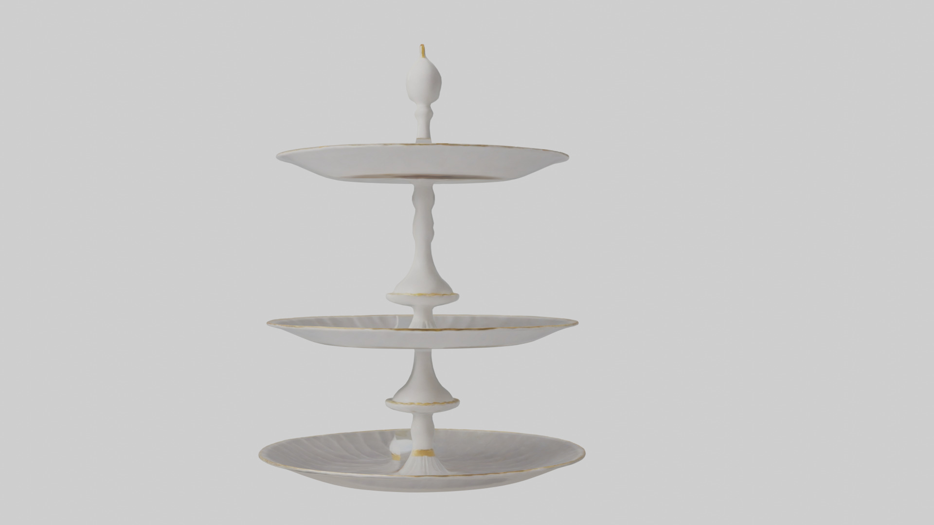 Cake Stand model Low-poly 3D model_20