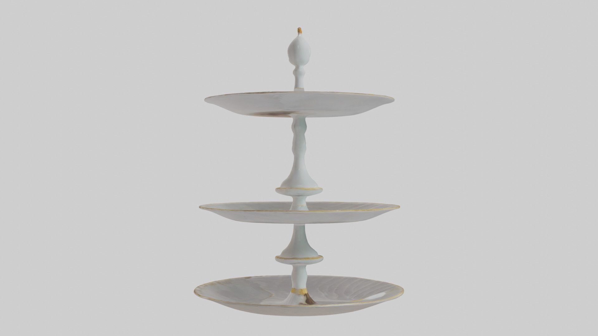 Cake Stand model Low-poly 3D model_22